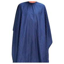 Load image into Gallery viewer, Barber Strong Blue Pinstripe Cape
