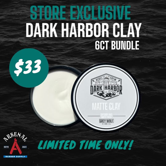 Dark Harbor Grey Wolf Clay 6Pack