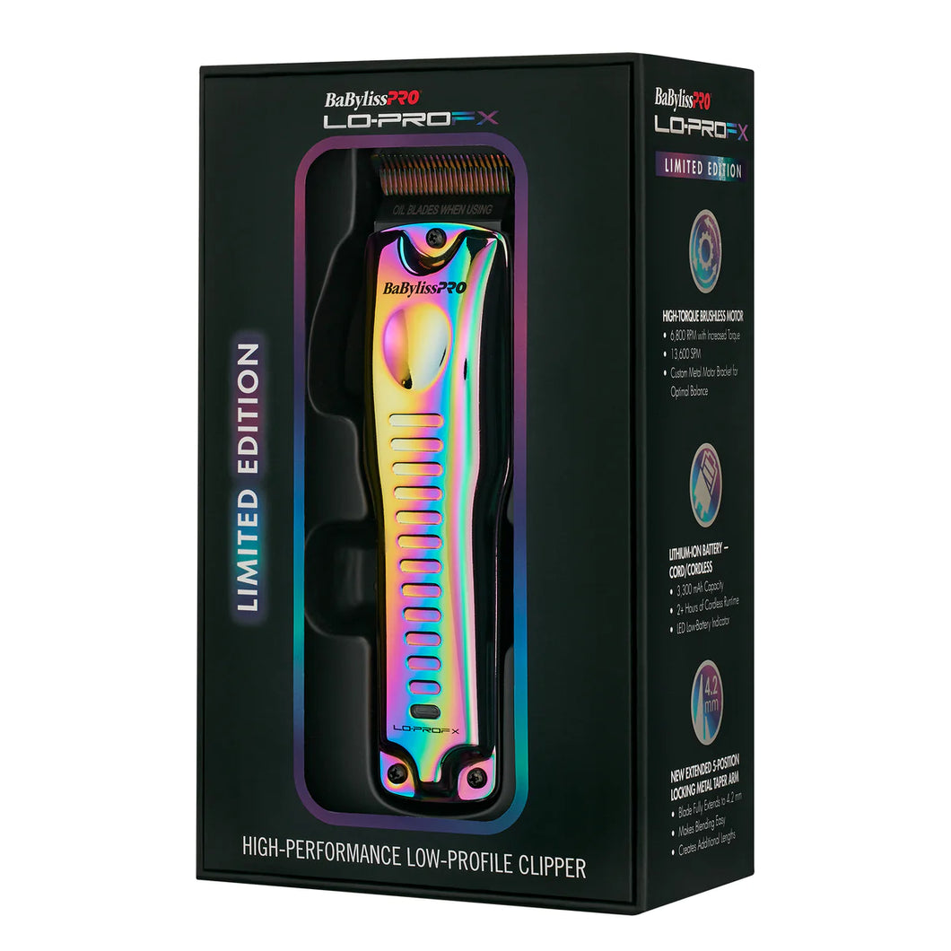 BaByliss PRO Limited Edition Iridescent Lo-Pro FX High-Performance Low-Profile Clipper