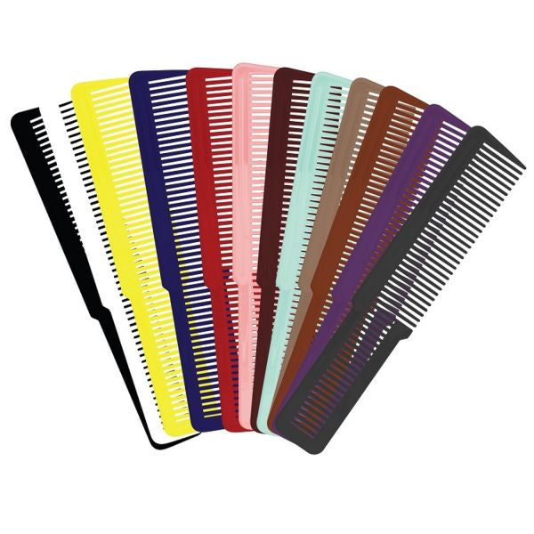 Wahl Professional Hair Clipper Styling Comb Assorted Colors 12 pack
