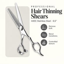 Load image into Gallery viewer, Level 3 Professional Hair Cutting Shears- Stainless Steel 440C
