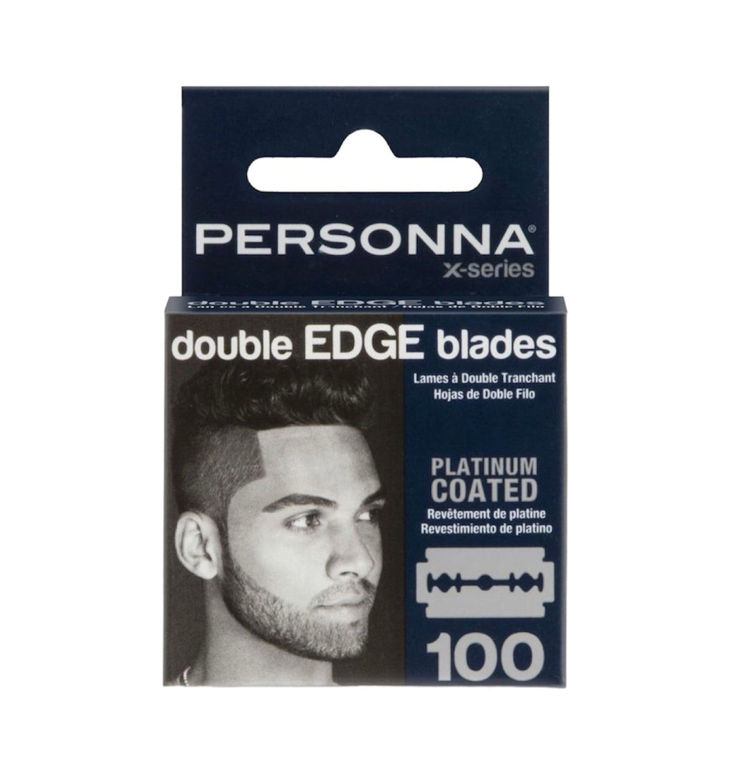 PERSONNA X-Series Platinum Coated Double Edge Razor Blades