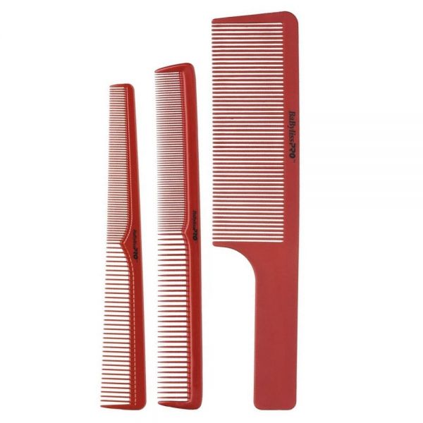 BaByliss Pro BARBERology Set of 3 Barber Combs