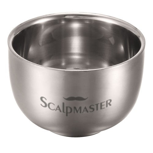 Scalpmaster Stainless Steel Shaving Bowl Shave