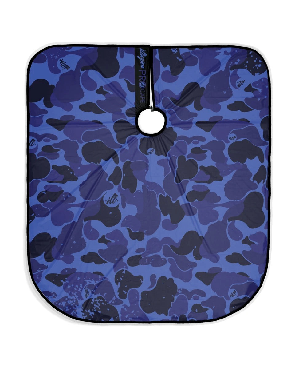 Blue Camo Illuzien Cape