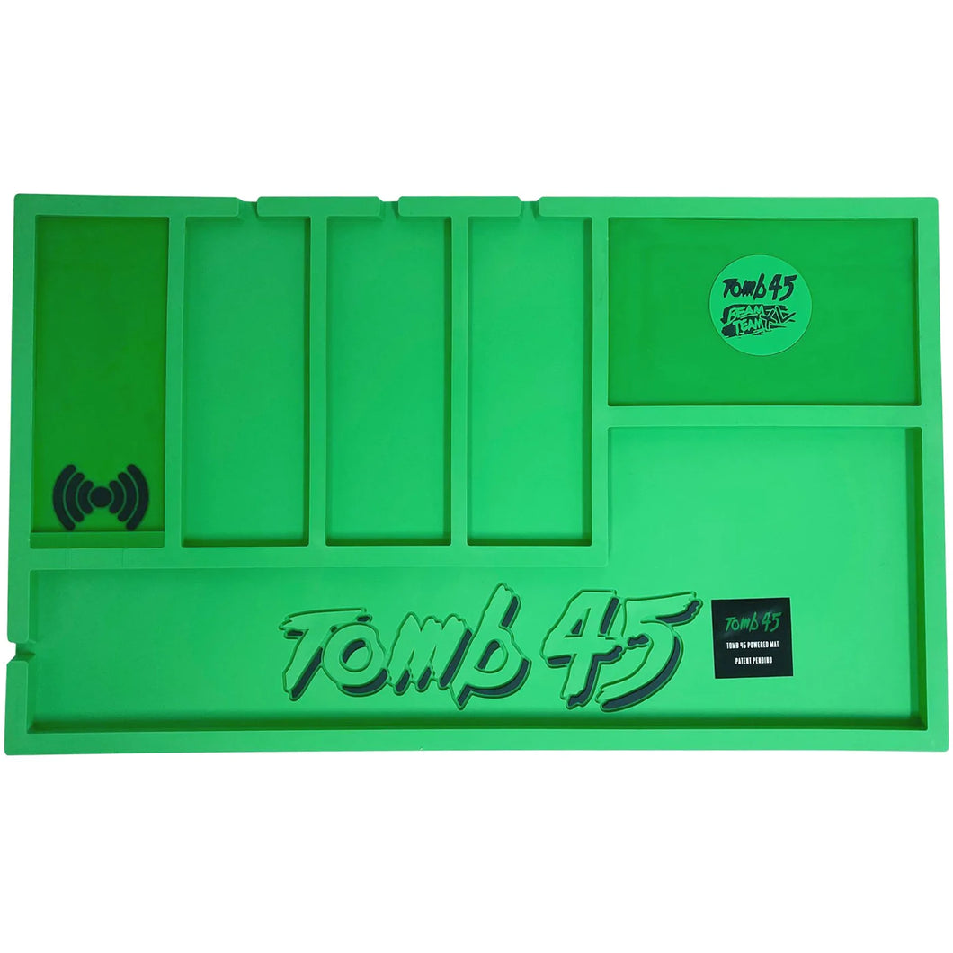 Tomb45 Powered Mats Wireless charging organizing mat Green