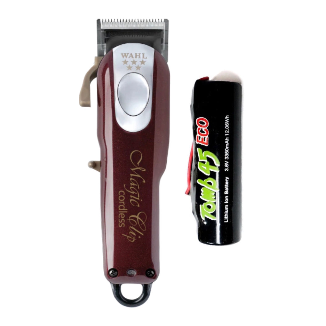 Wahl Cordless Magic Clip With Tomb45 Battery Upgrade