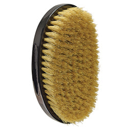 Scalpmaster Curved Oval Palm Brush - 100% Boar