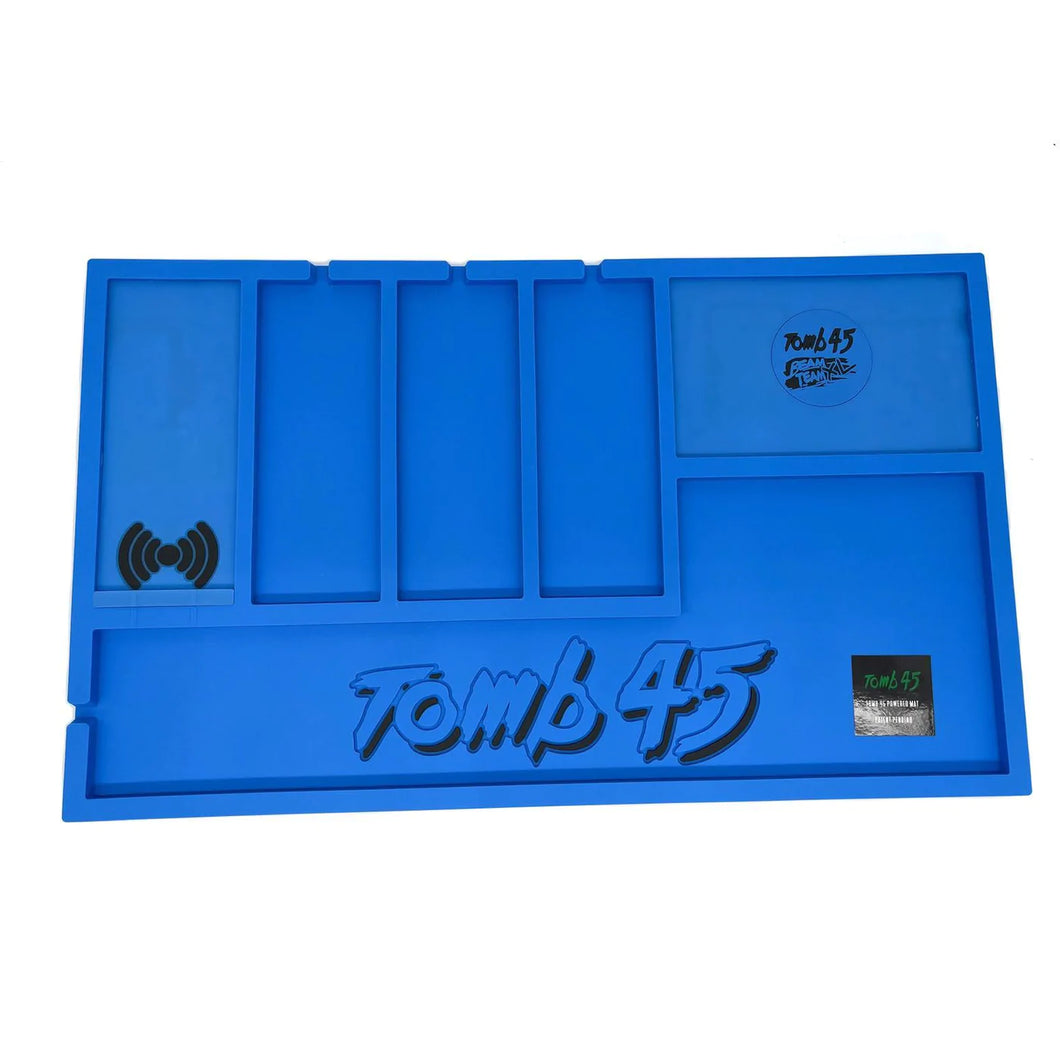 Tomb45 Powered Mats Wireless charging organizing mat Blue