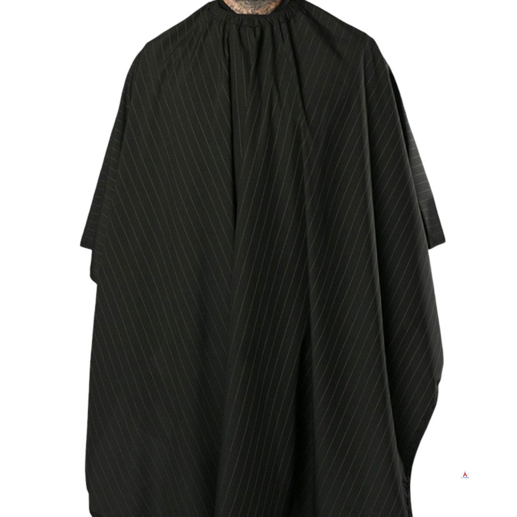 Barber Strong Black Pinstripe Cape